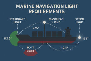 marine navigation light requirements for cargo ships