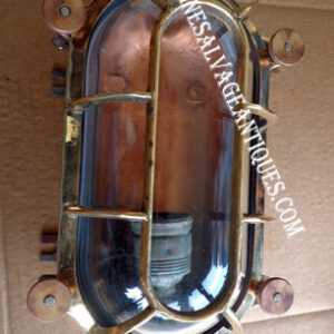 Antique Brass Bulkhead Light