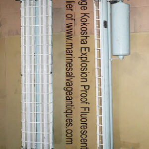 Vintage Kokosha Explosion Proof Fluorescent Tube Light
