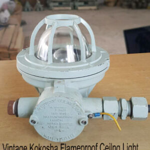 Vintage Kokosha Flameproof Ceiling Light