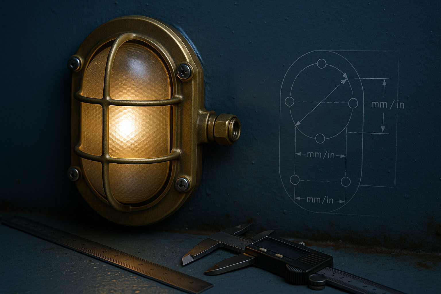 Bulkhead Light Sizes & Backplate Patterns
