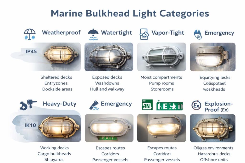 marine light types comparison
