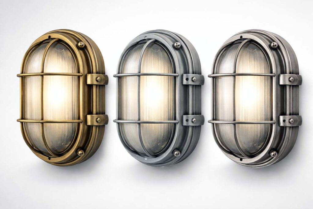 brass aluminum and stainless marine fixtures