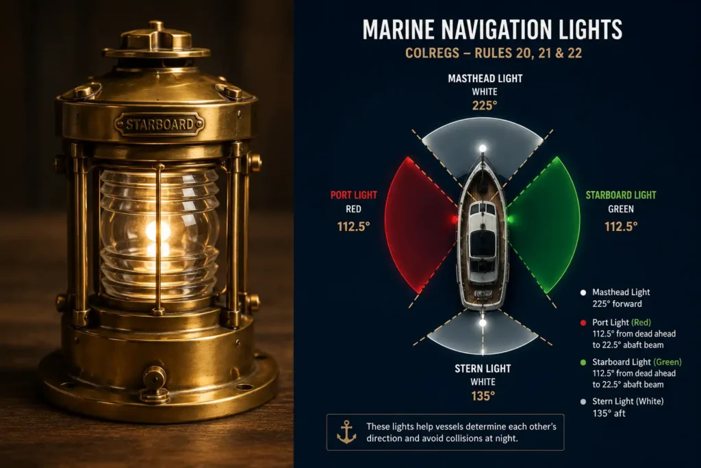How Do Nautical Lights Work? Colors, Arcs, and Lenses