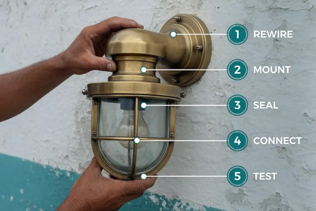 How to Install Nautical Lights the Right Way