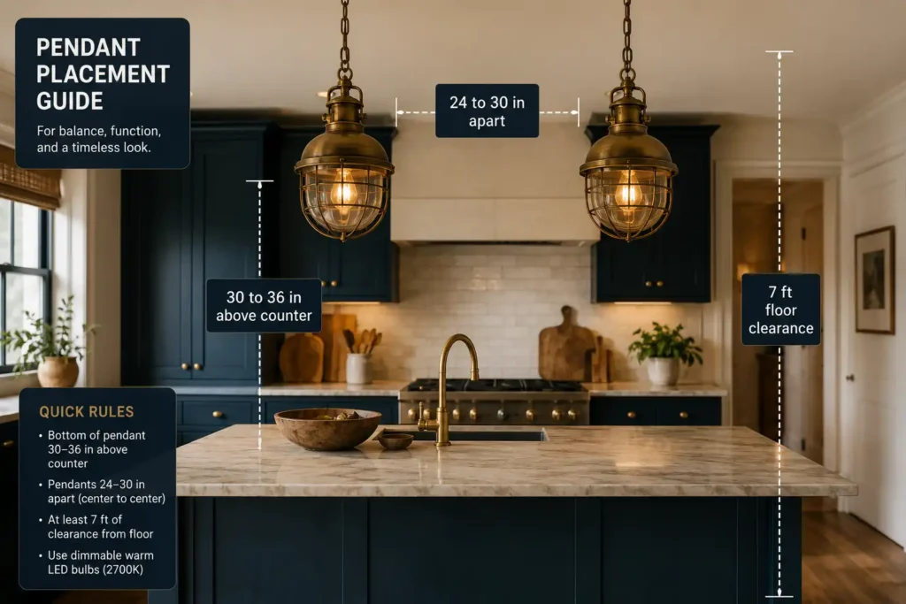 How to Hang Nautical Pendant Lights So They Sit Right