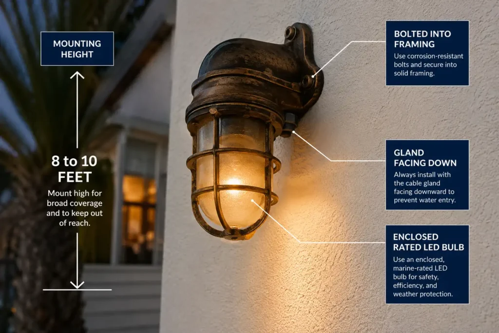 How to Install Deck Lights So They Stay Dry