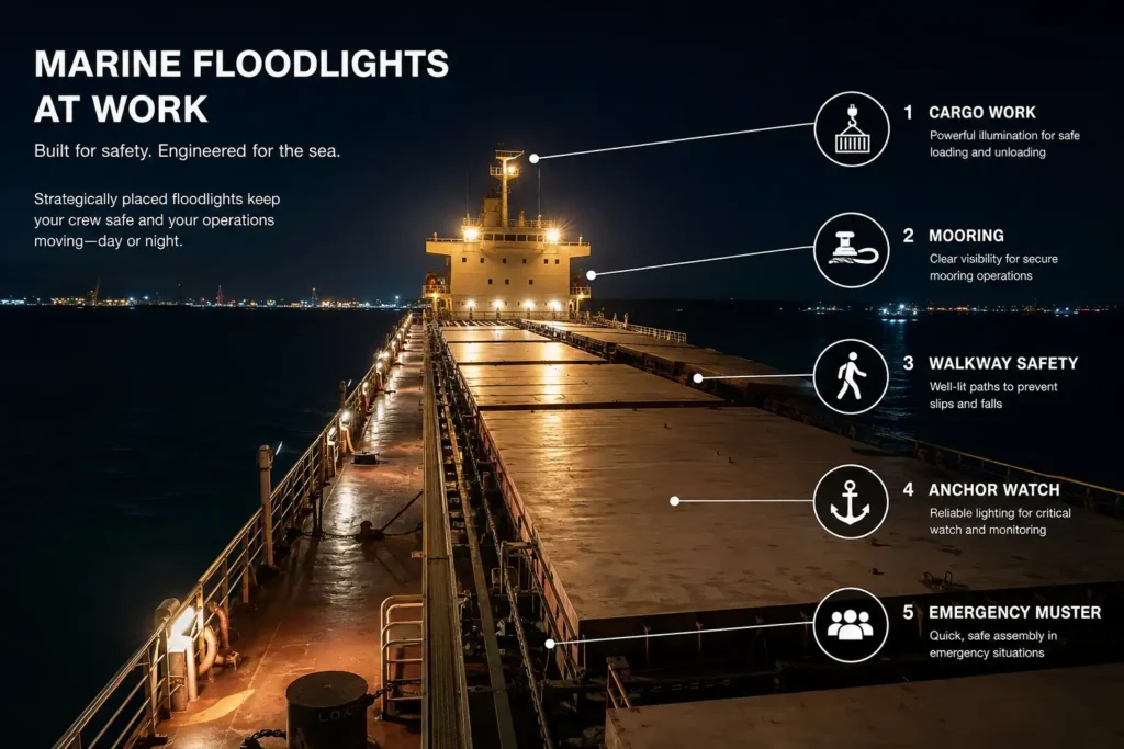 What Are Ship Deck Lights Used For on a Working Vessel
