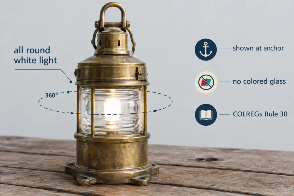 What Is an Anchor Light Lantern? Rules, History, and Spotting One
